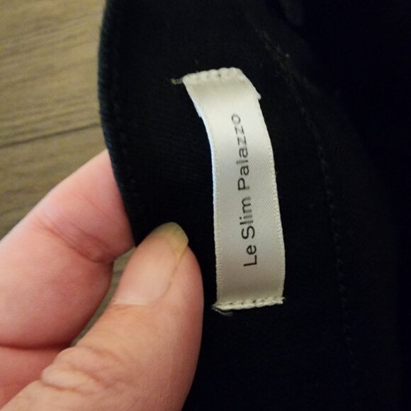 Frame Le Slim Palazzo High Rise Jeans NWT Black Size 32 - Picture 9 of 13